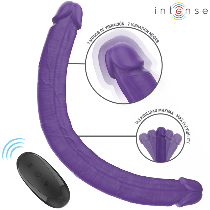 Dildo Doppio Vibrante Intense Gunter — 40 cm, Telecomando
