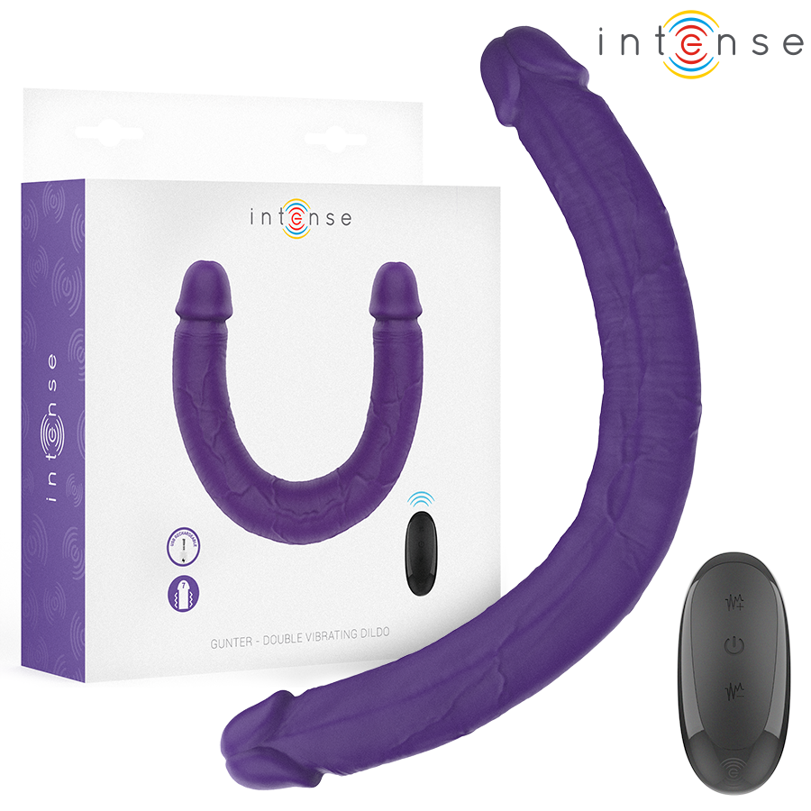 Dildo Doppio Vibrante Intense Gunter — 40 cm, Telecomando