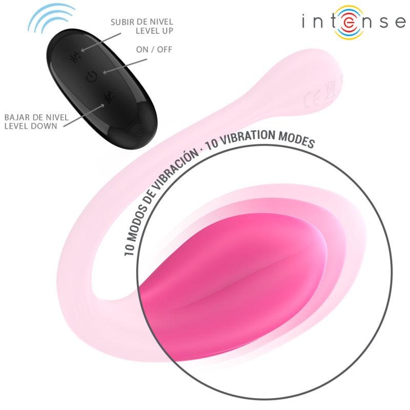 Vibratore Rabbit Doppia Stimolazione Intense Janice — Rosa