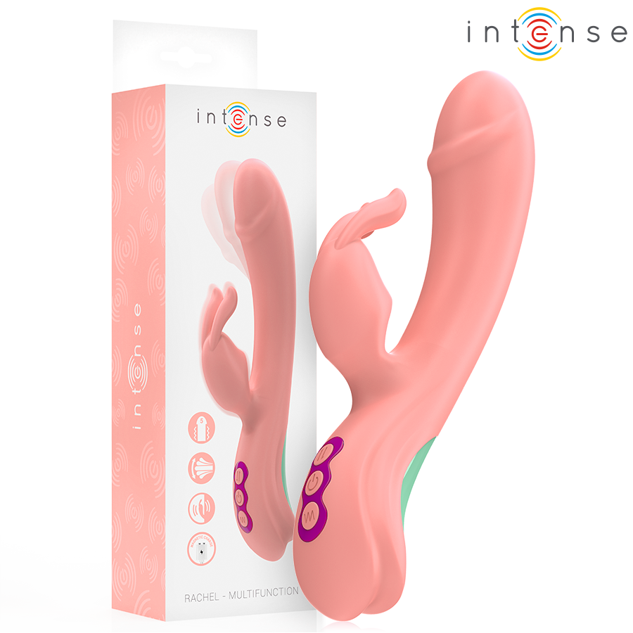 Vibratore Rabbit Punto G Intense Rachel — 23 cm, Rosa