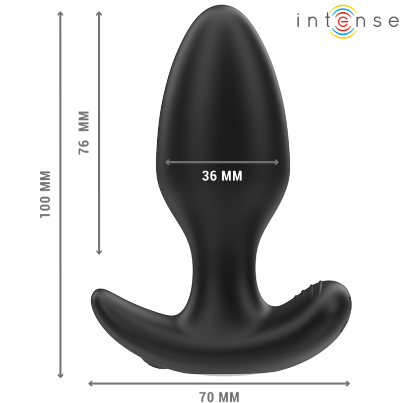 Plug Anale Vibrante con Telecomando Intense Joey — 10 Vibrazioni