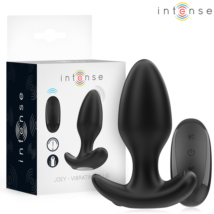 Plug Anale Vibrante con Telecomando Intense Joey — 10 Vibrazioni