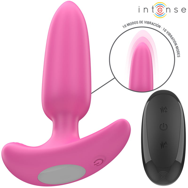 Plug Anale Vibrante con Telecomando Intense Ross — 10 Modalità