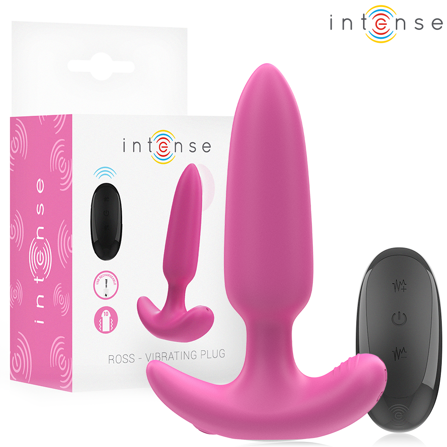 Plug Anale Vibrante con Telecomando Intense Ross — 10 Modalità