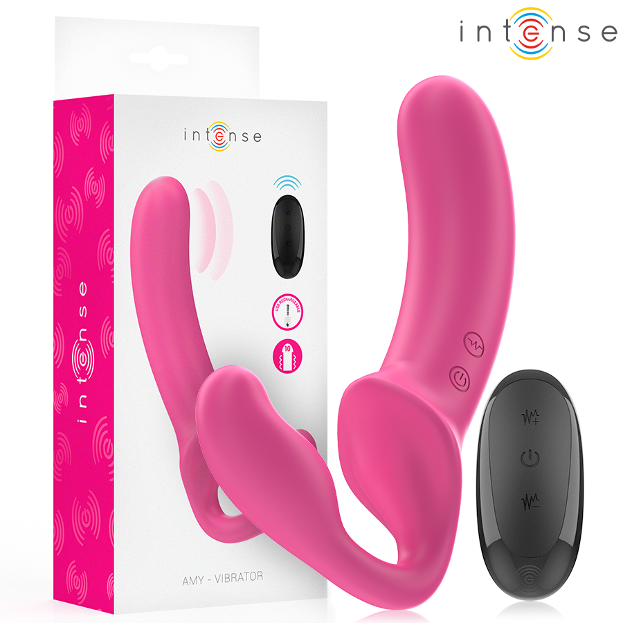 Vibratore Rabbit con Telecomando Intense Amy — 20 cm, Rosa