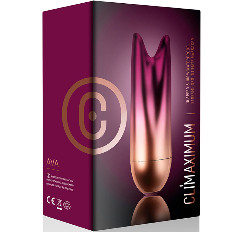 Vibratore Bullet Clitoride Climaximum Ava Dual — 10 Velocità