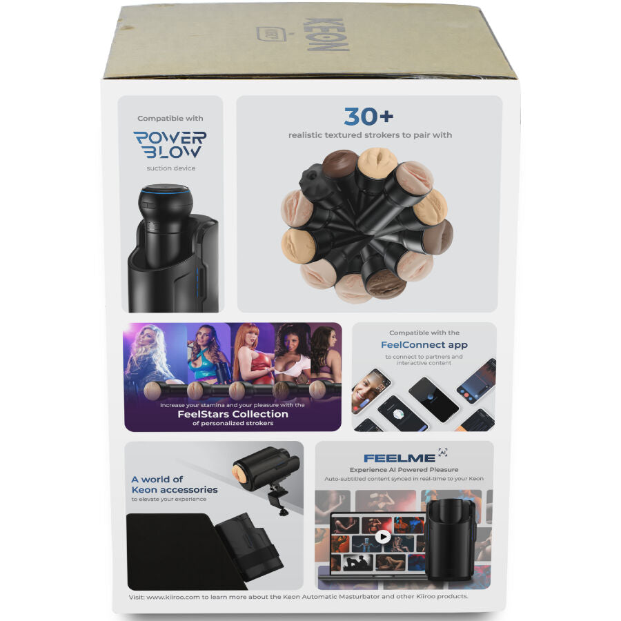 Masturbatore Automatico Kiiroo Keon WiFi + FeelStroker