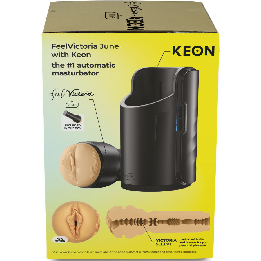 Masturbatore Automatico Kiiroo Keon WiFi + Feel Stroker Victoria June