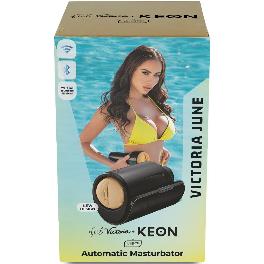 Masturbatore Automatico Kiiroo Keon WiFi + Feel Stroker Victoria June