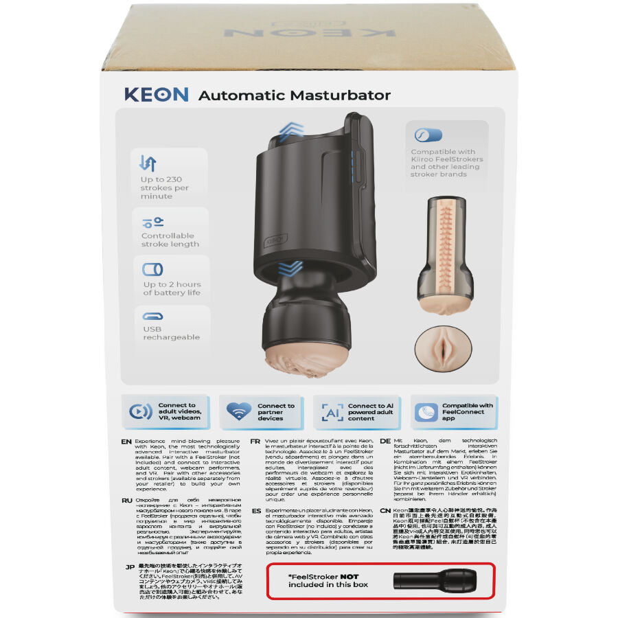 Masturbatore Automatico Interattivo Kiiroo Keon WiFi — VR Sync
