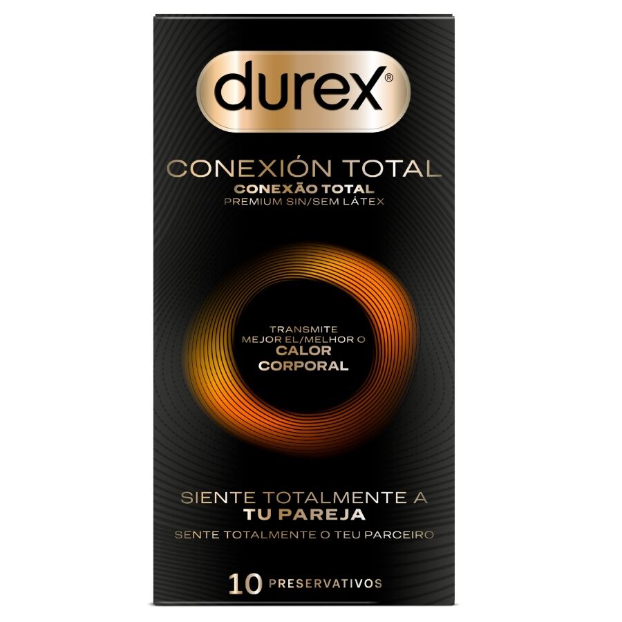 Preservativi Senza Lattice Ultrasottili Durex Total Connection — 10 pz