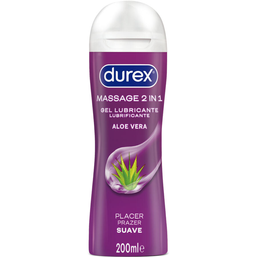 Olio da Massaggio Erotico Durex Play Massage Aloe Vera — 200 ml