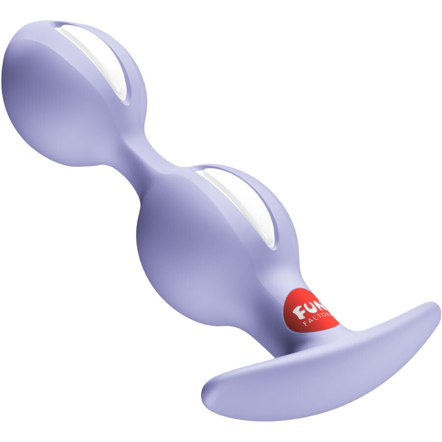 Plug Anale con Pesi Fun Factory B-Balls Duo — Viola