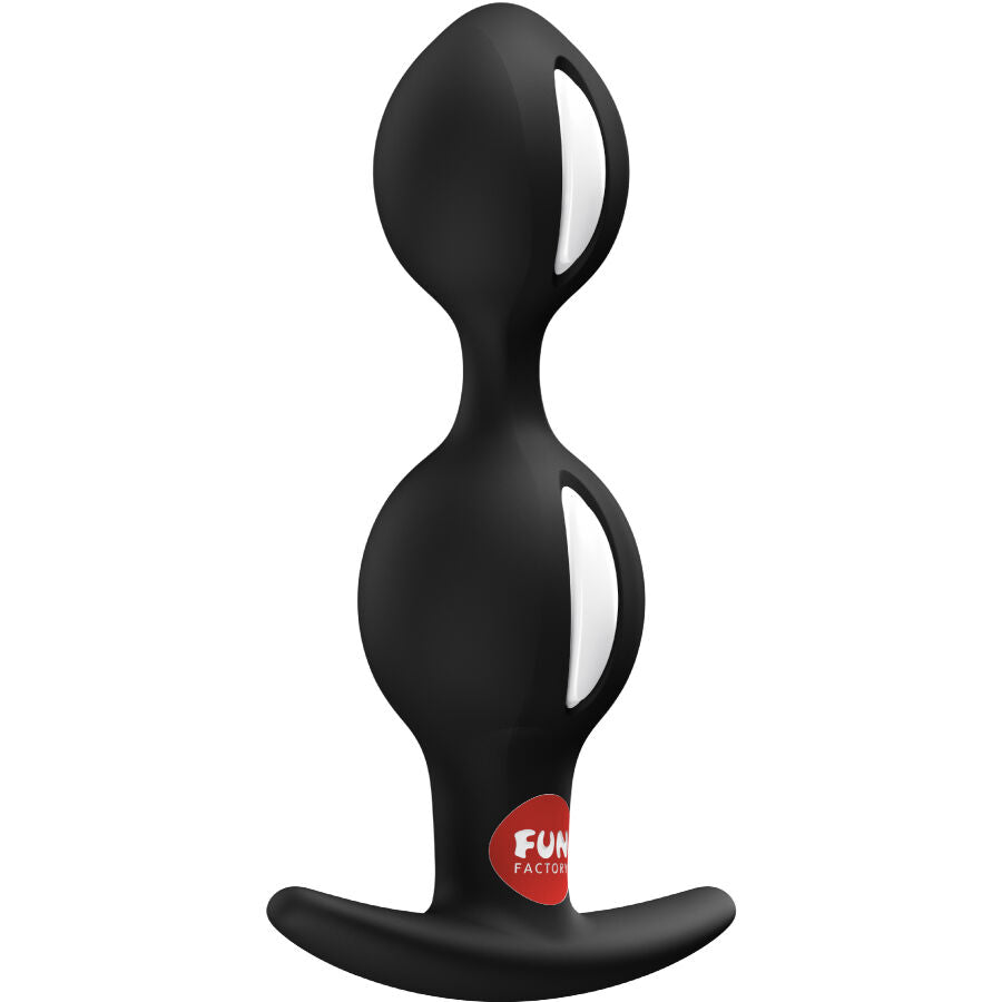 Plug Anale con Pesi Fun Factory B-Balls Duo — Nero