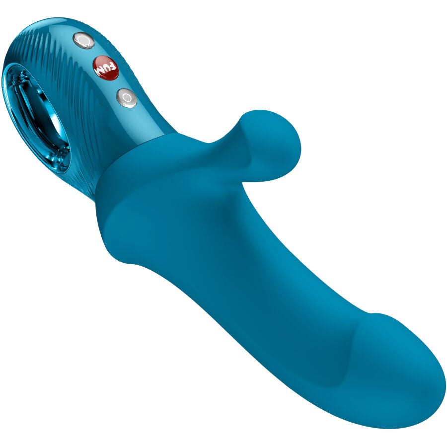 Vibratore Rabbit con Spinta Fun Factory Bi Stronic Curve — Acquamarina