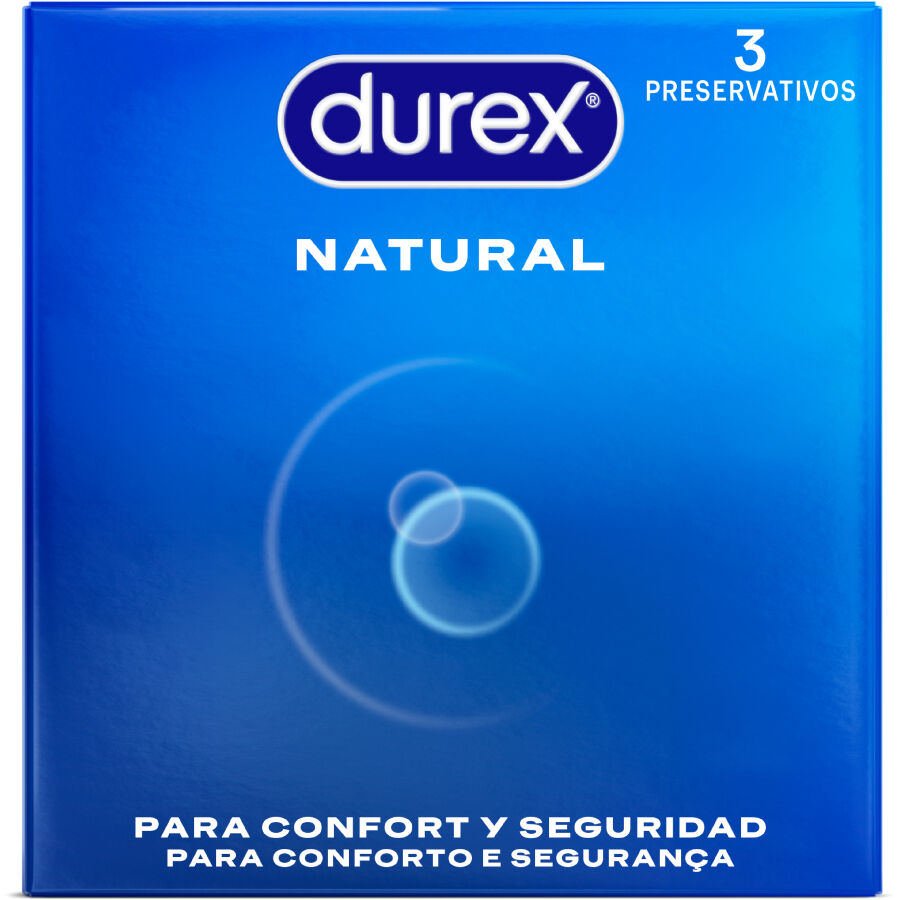Preservativi in Lattice Durex Natural Comfort — 3 Unità
