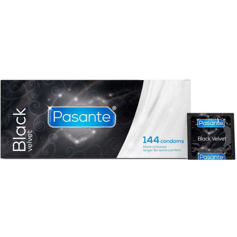 Preservativi Neri Pasante Black Velvet — 144 Unità