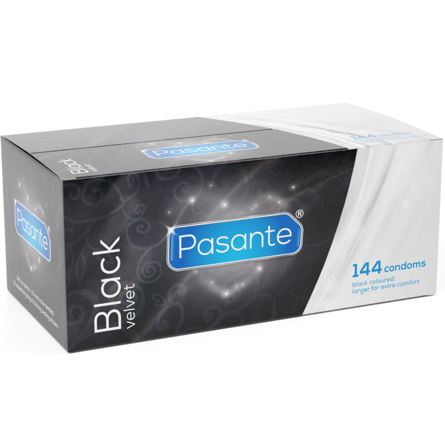 Preservativi Neri Pasante Black Velvet — 144 Unità