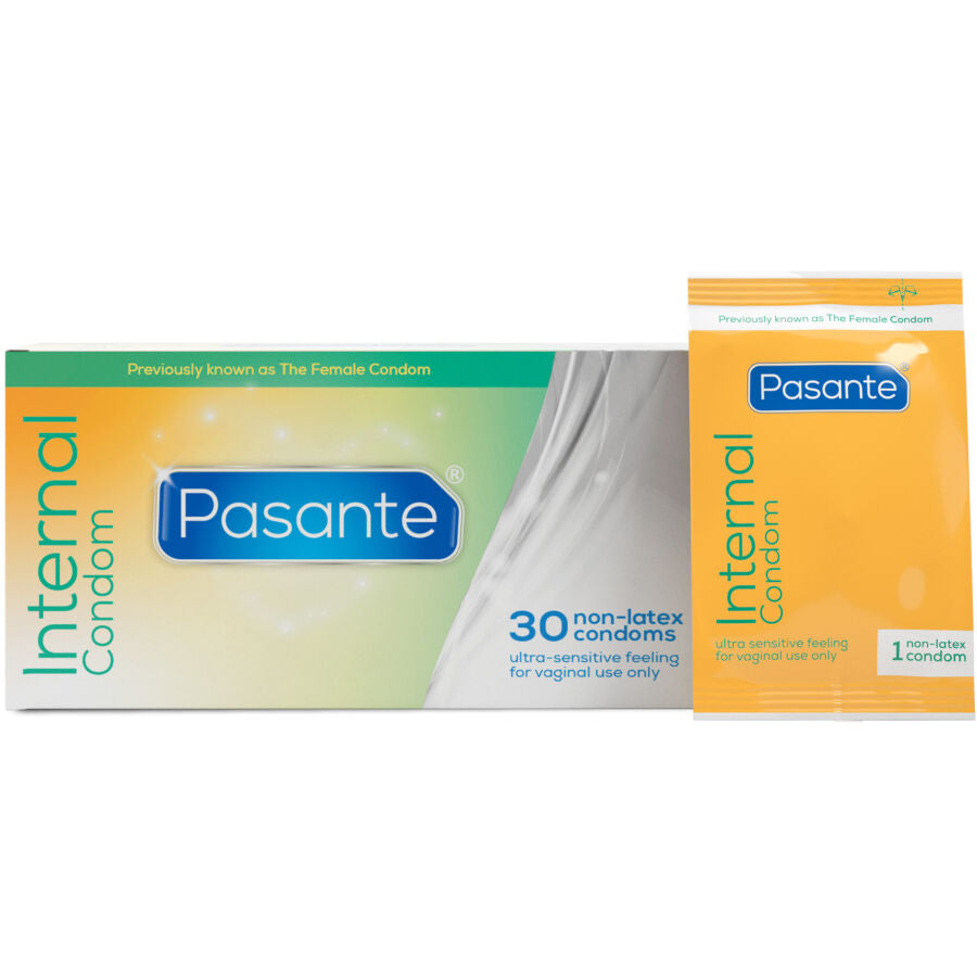 Preservativo Interno Femminile Pasante — Senza Lattice, 30 pz
