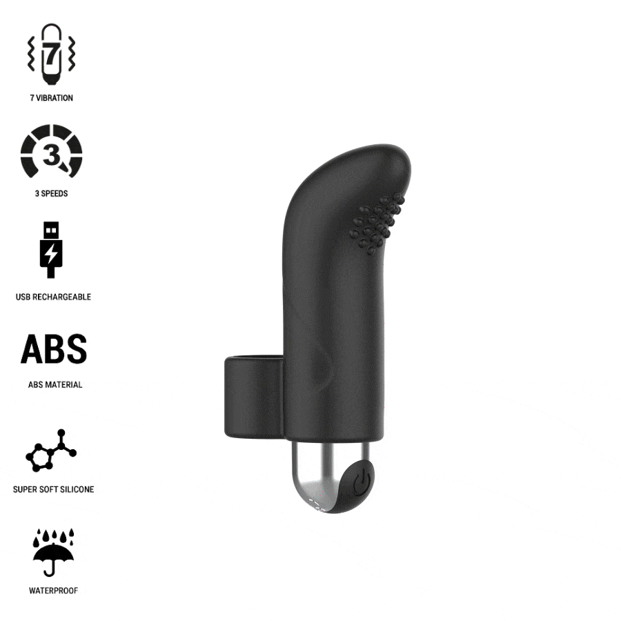 Vibratore da Dito Ricaricabile Intense Damiano — 7 Modalità