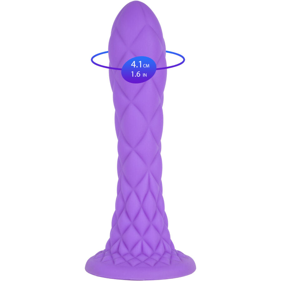 Dildo SILEXD Fantasy Dreamy Termoreattivo Viola — 18,5 cm
