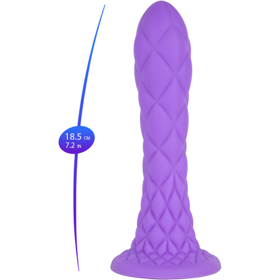 Dildo SILEXD Fantasy Dreamy Termoreattivo Viola — 18,5 cm