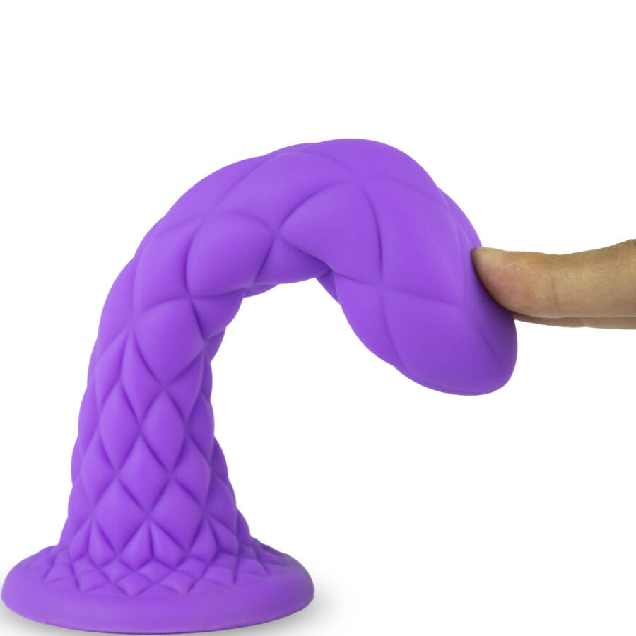 Dildo SILEXD Fantasy Dreamy Termoreattivo Viola — 18,5 cm