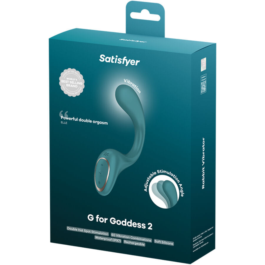 Vibratore Rabbit Punto G Satisfyer G for Goddess 2 — Verde