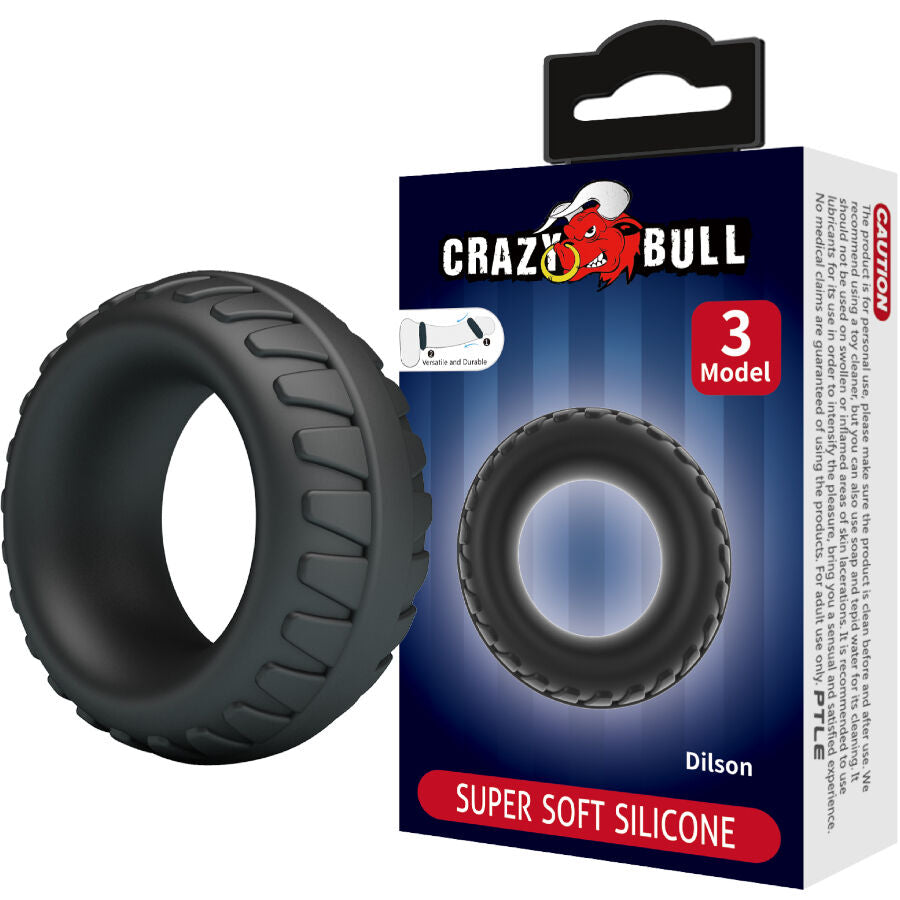 Anello Fallico in Silicone Crazy Bull Dilson — Modello 3