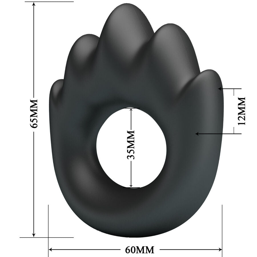 Anello Fallico Vibrante Crazy Bull Habert — Silicone Mod. 13