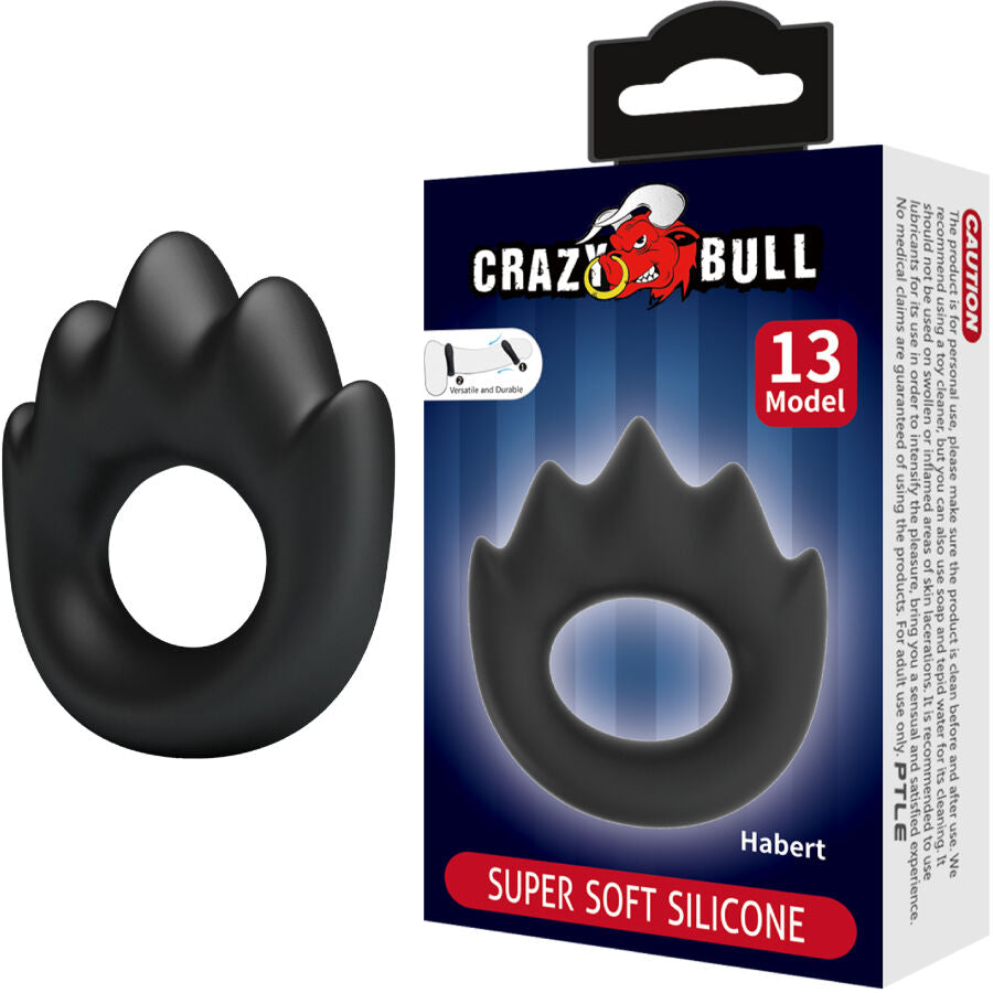 Anello Fallico Vibrante Crazy Bull Habert — Silicone Mod. 13
