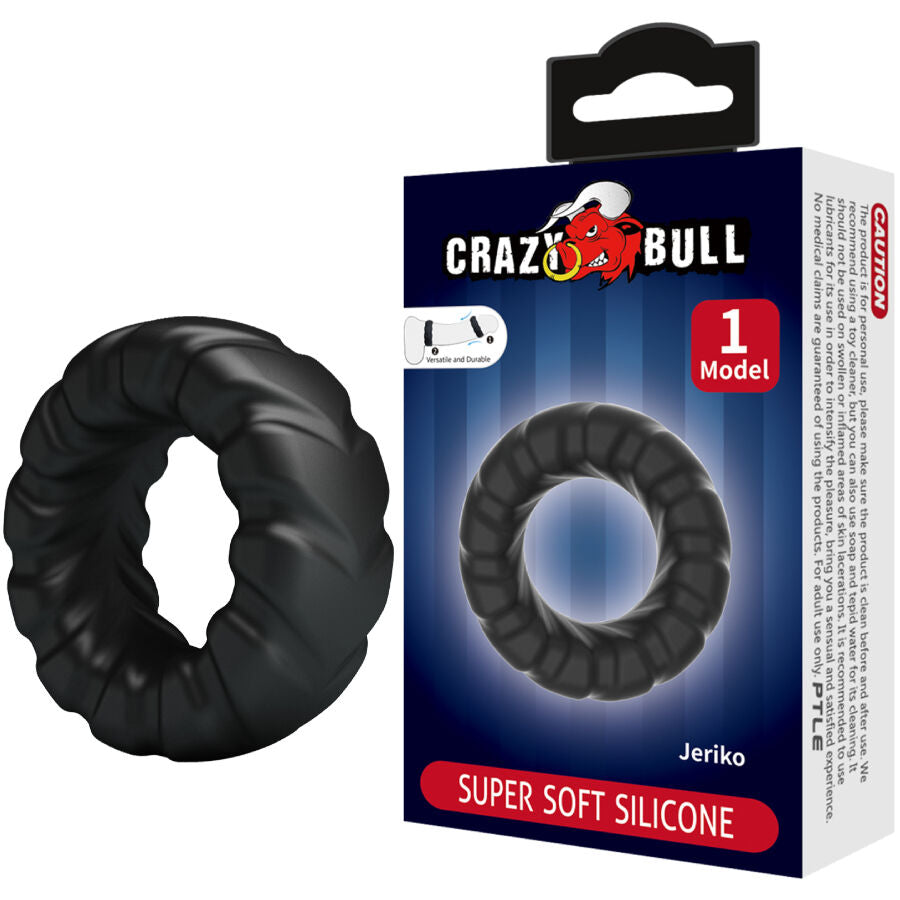 Anello Fallico Vibrante Crazy Bull Jeriko — Silicone, Modello 1