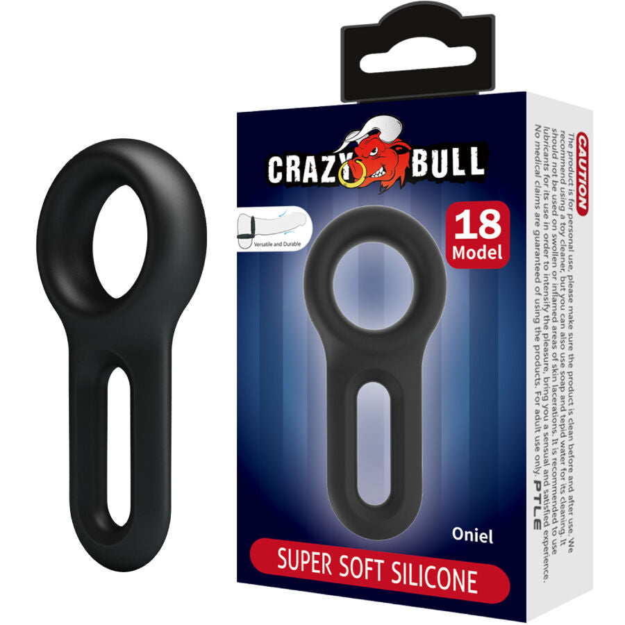 Anello Fallico Vibrante Crazy Bull Oniel — Silicone, Modello 18