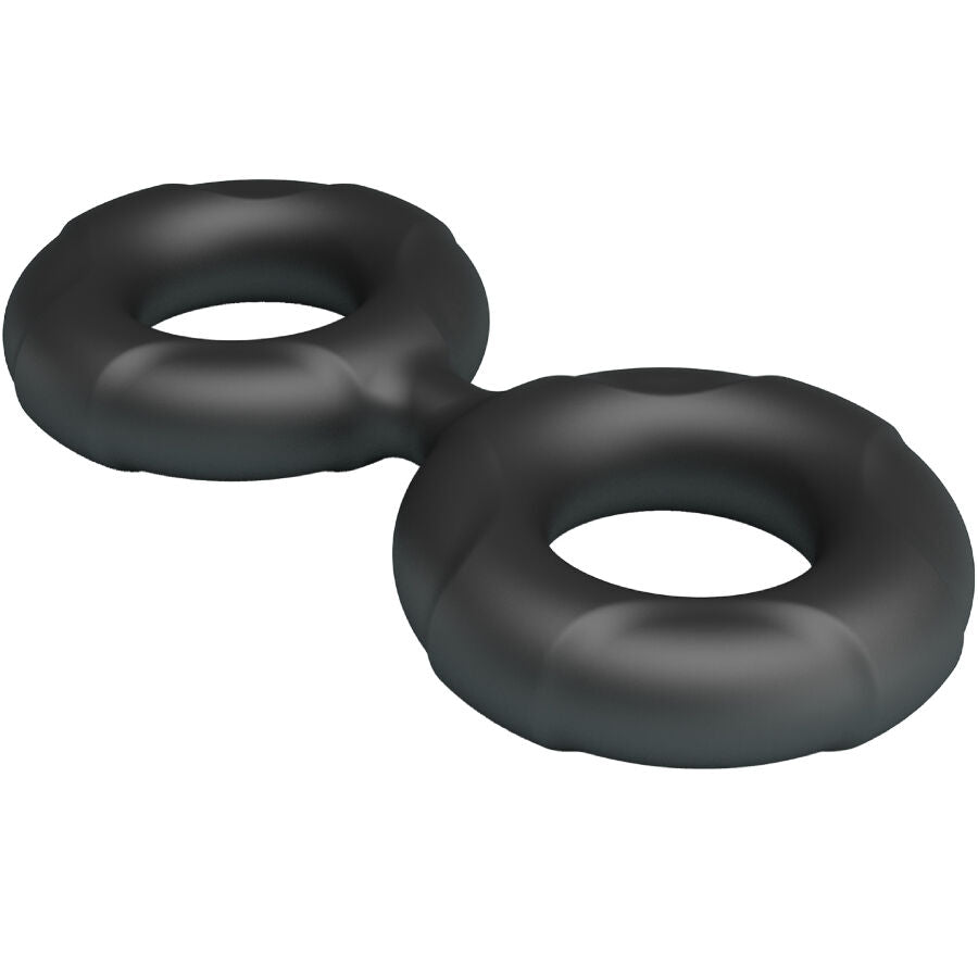 Anello Fallico Doppio Crazy Bull Radwan — Silicone, Modello 19