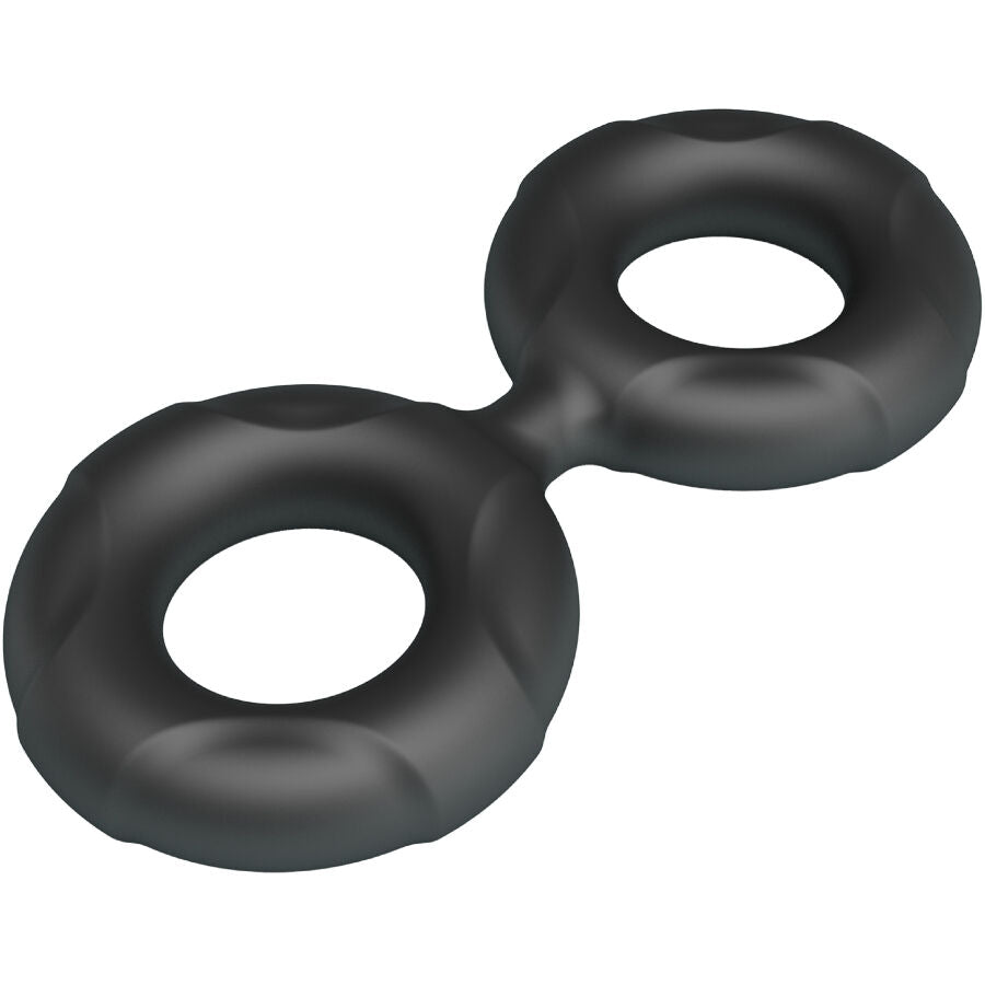 Anello Fallico Doppio Crazy Bull Radwan — Silicone, Modello 19