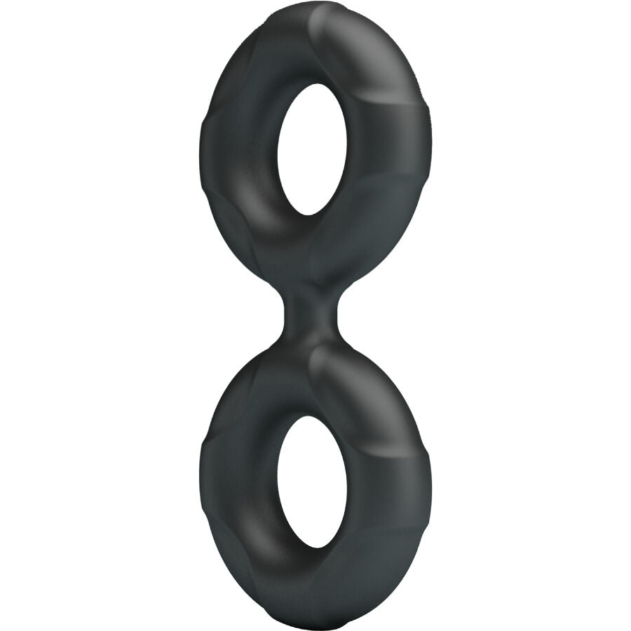 Anello Fallico Doppio Crazy Bull Radwan — Silicone, Modello 19