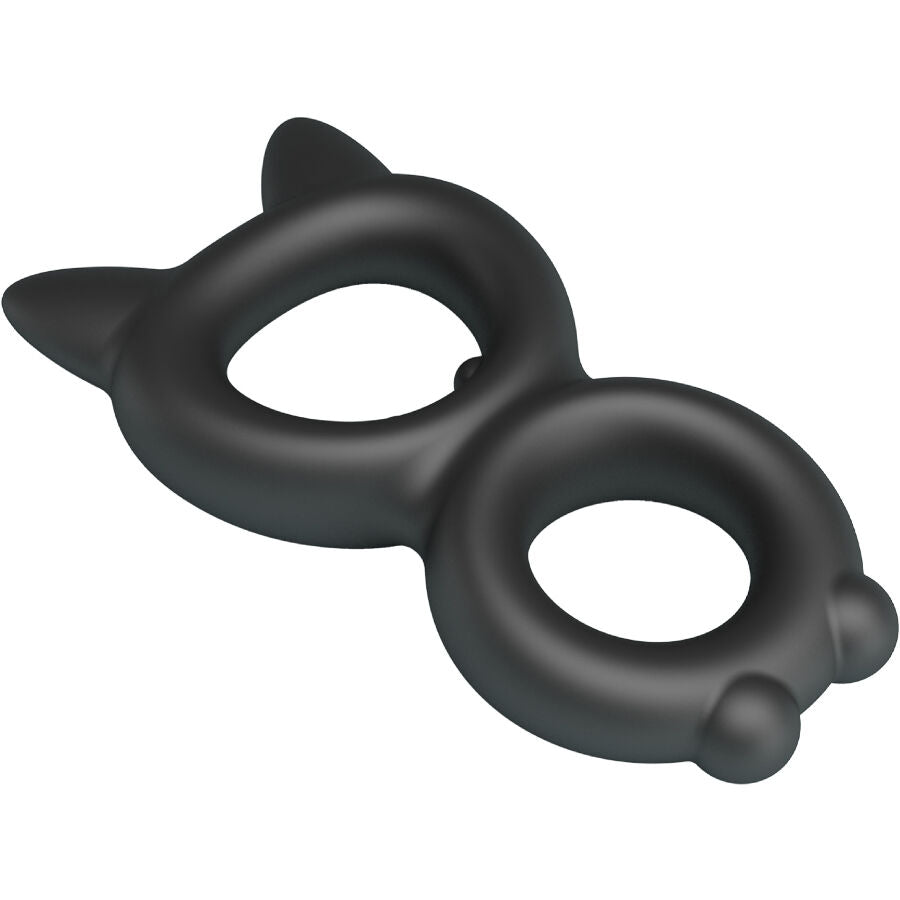 Anello Fallico Doppio Crazy Bull Toran — Silicone, Modello 20