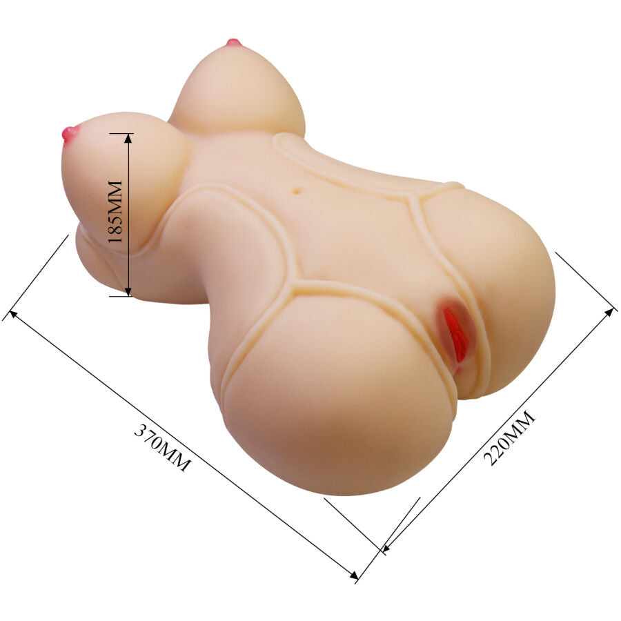 Masturbatore Torso Realistico Crazy Bull Diana — TPR 5 kg
