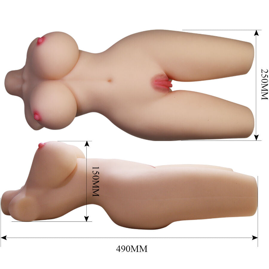 Masturbatore Torso Realistico Crazy Bull Tiffany — 5,5 kg