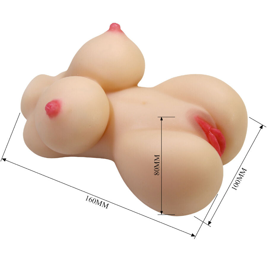 Masturbatore Maschile Realistico Crazy Bull Herta — Torso 497 g