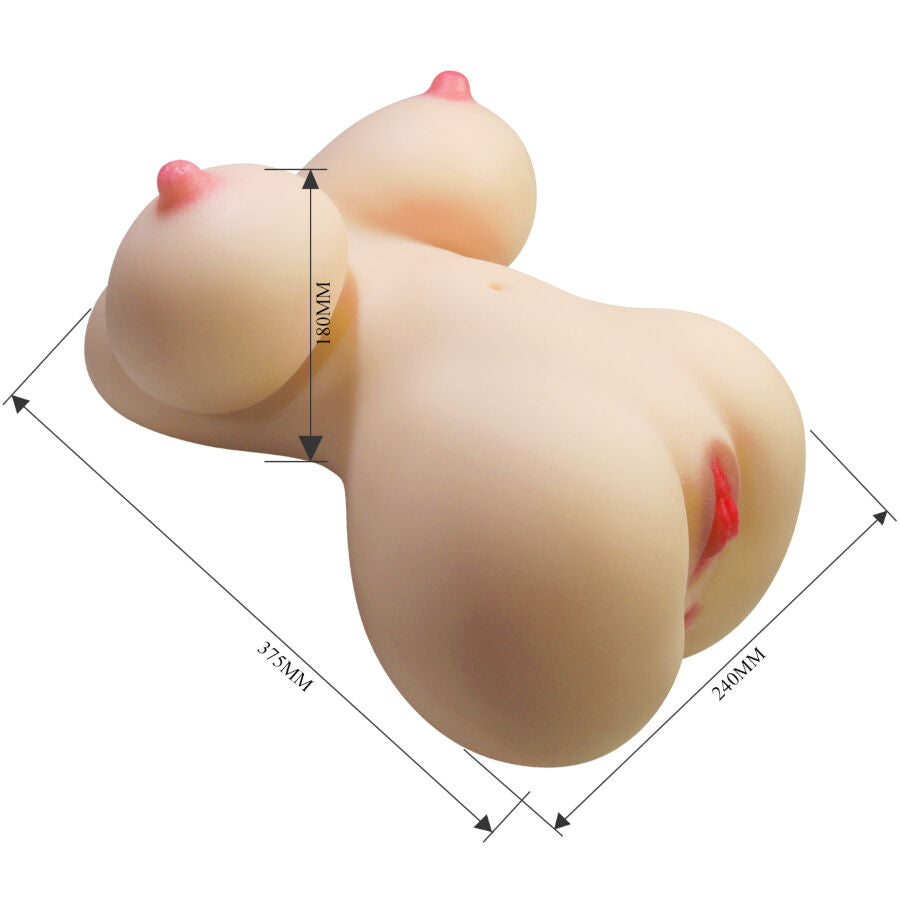 Masturbatore Torso Realistico Crazy Bull Fiona — TPR 7,1 kg