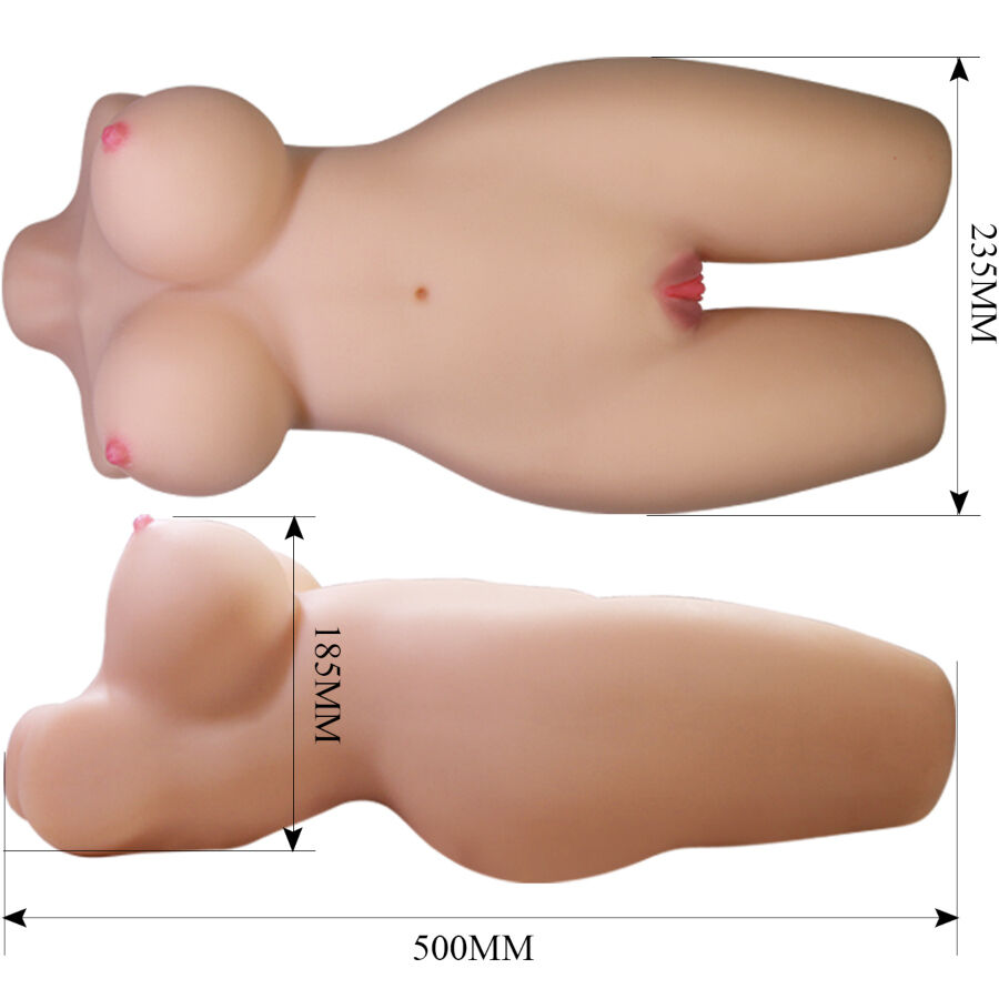 Masturbatore Torso Realistico Crazy Bull Mia — Vagina/Anale 8,5 kg