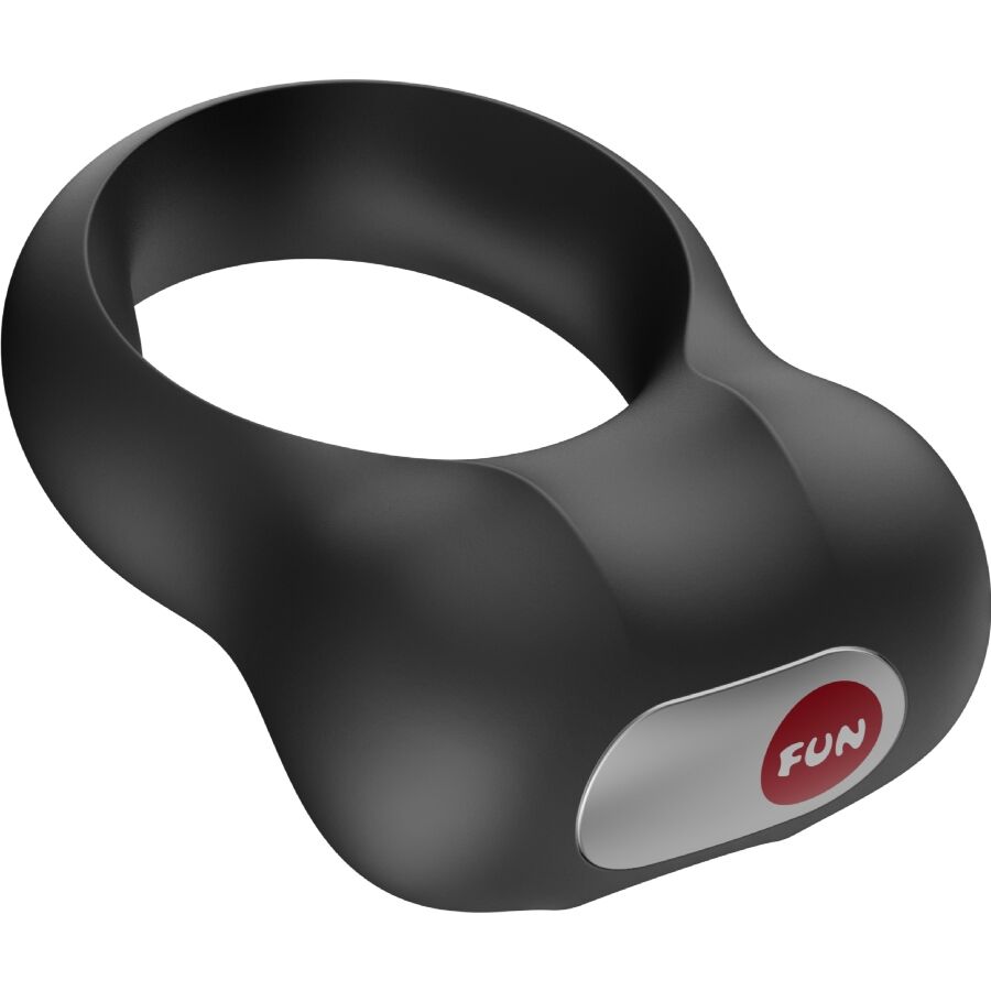 Anello Fallico Vibrante Fun Factory Steady — Silicone, Nero