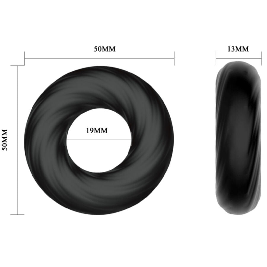 Anello Fallico Crazy Bull — Silicone a Spirale