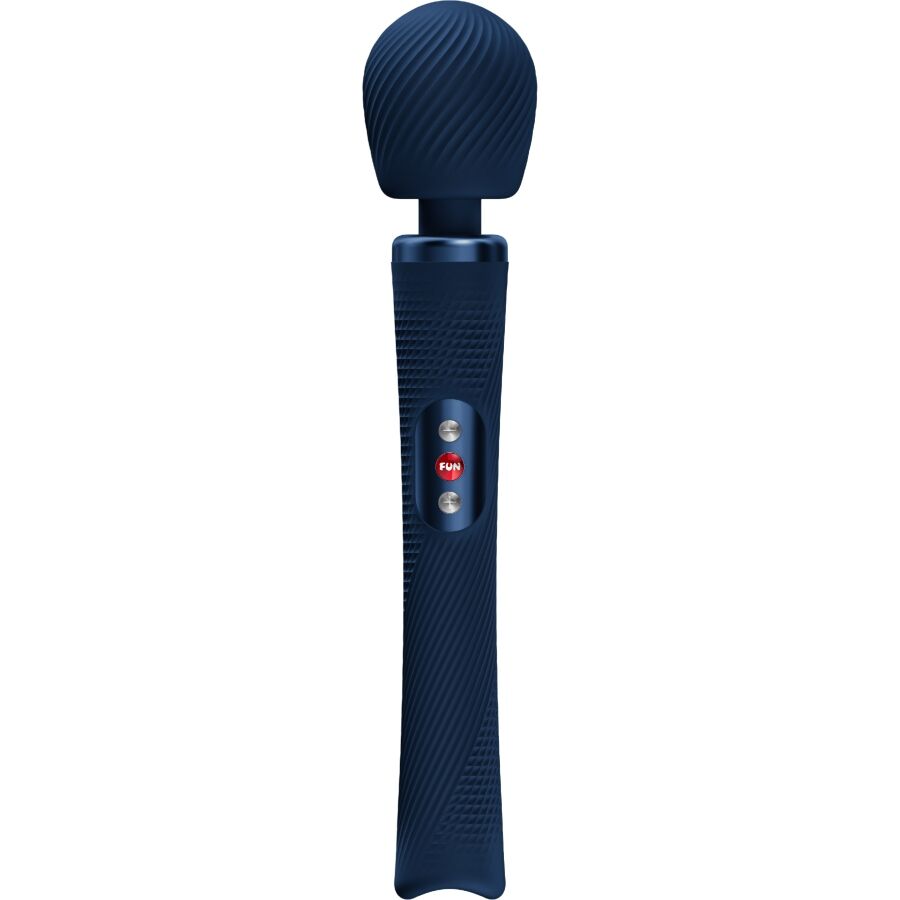 Vibratore Wand Fun Factory Vim — Silicone, Blu Notte