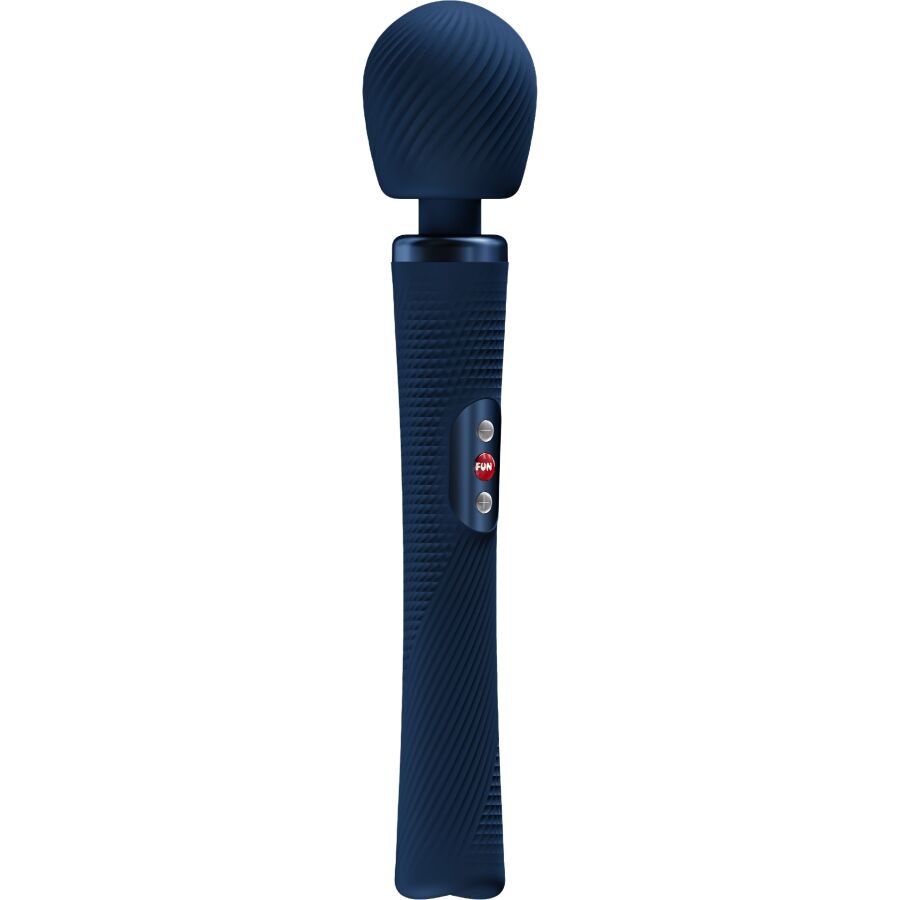 Vibratore Wand Fun Factory Vim — Silicone, Blu Notte