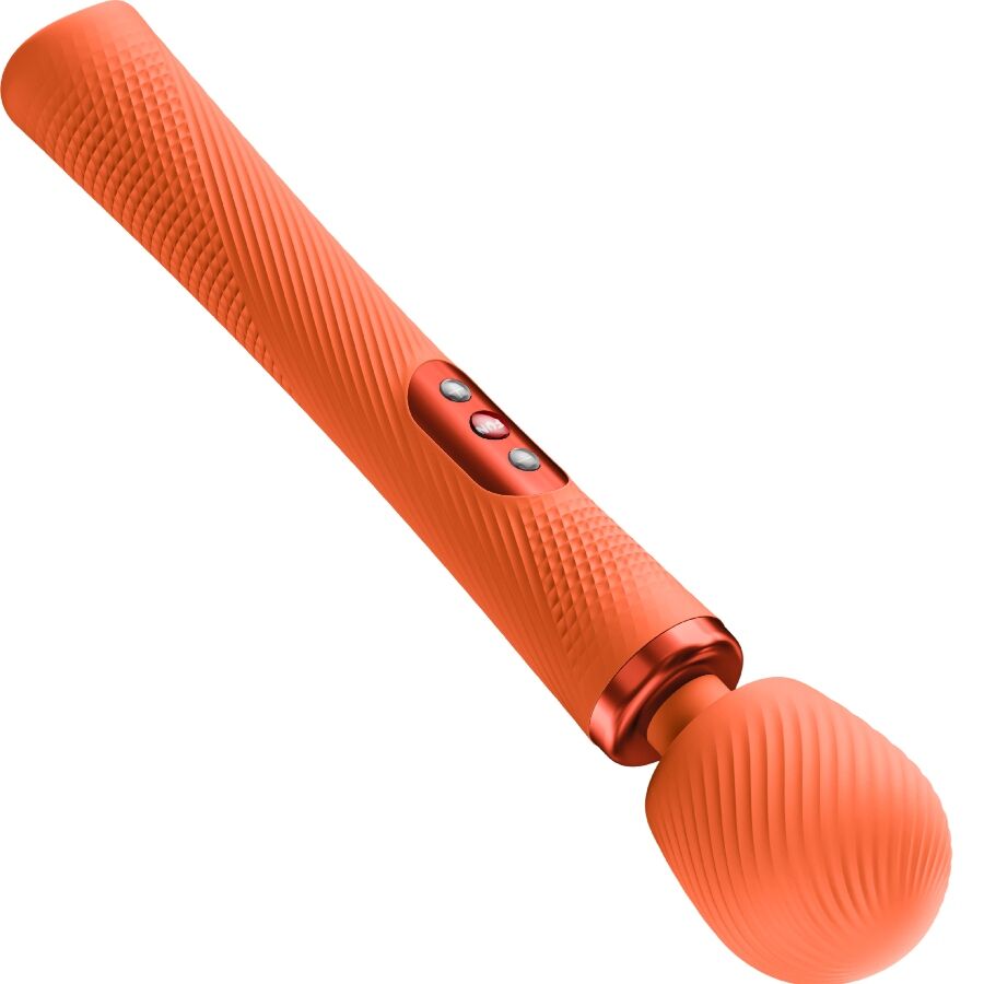 Vibratore Wand Fun Factory Vim — Silicone, Arancione