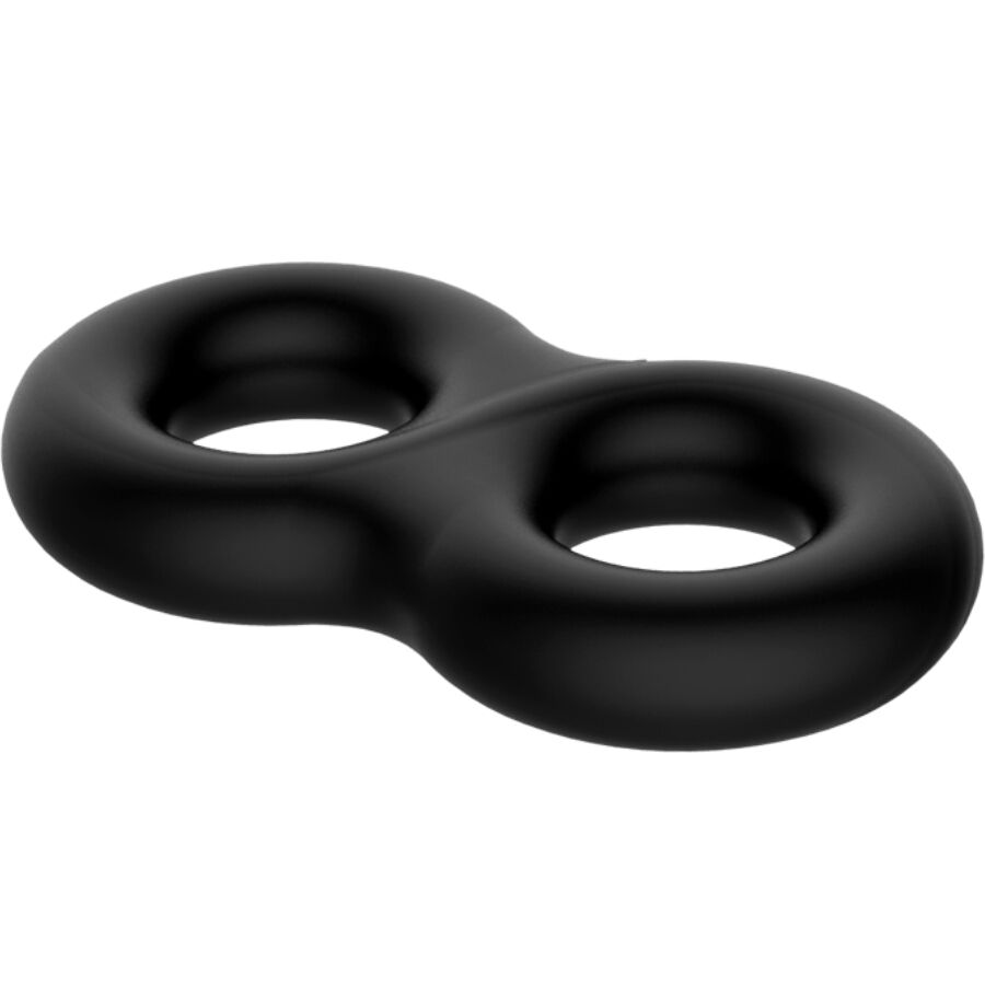 Anello Fallico Doppio Crazy Bull Infinity — Silicone