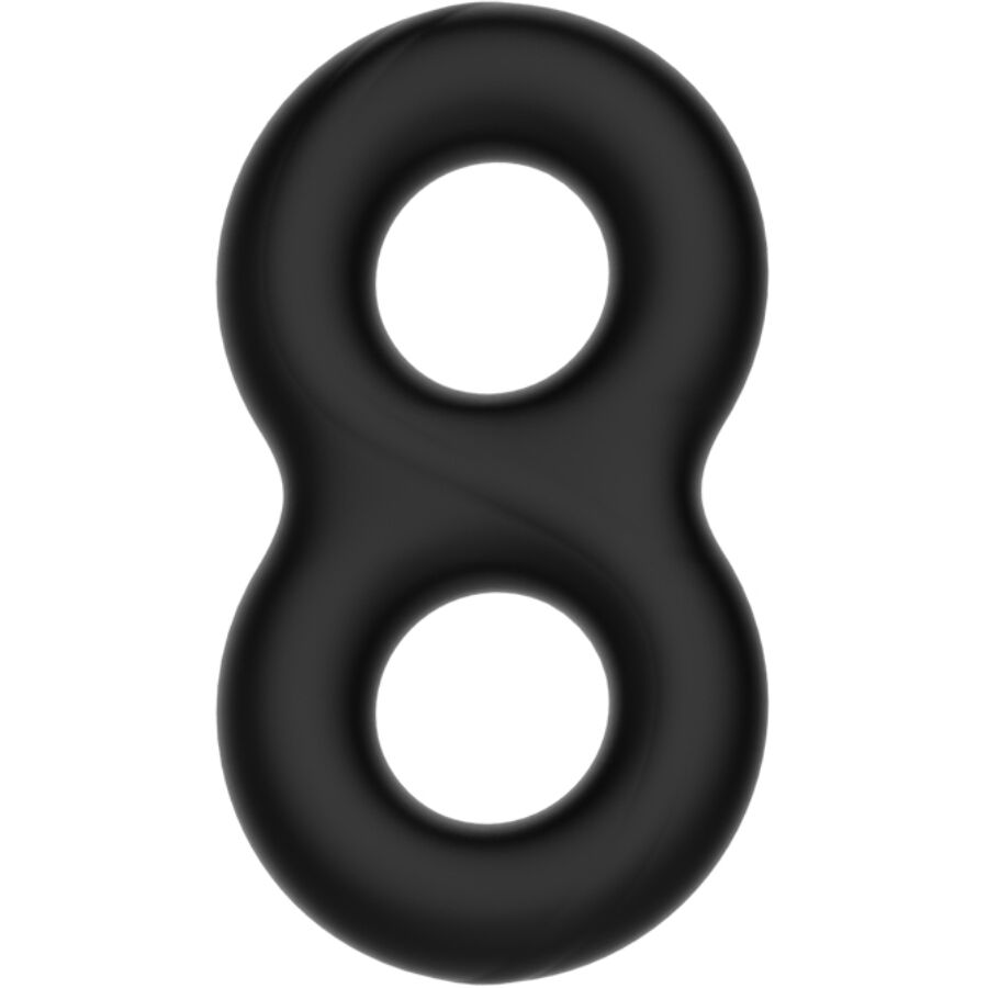 Anello Fallico Doppio Crazy Bull Infinity — Silicone