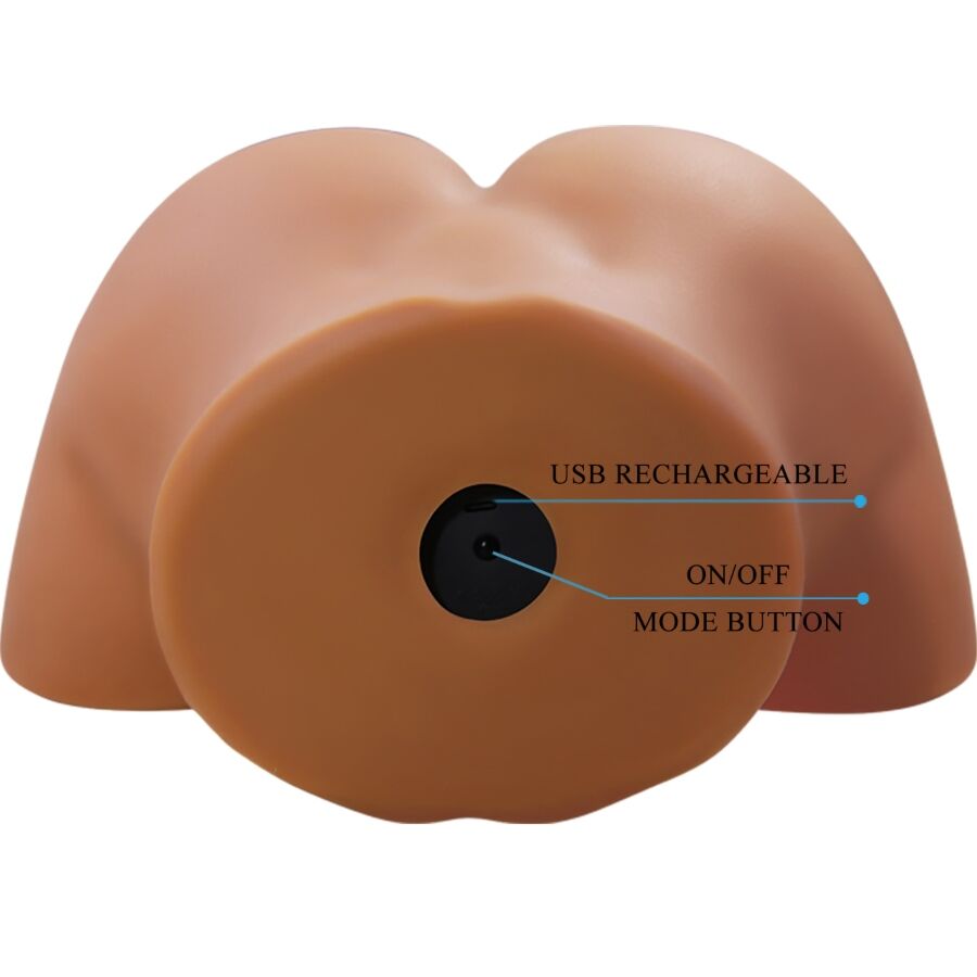 Masturbatore Realistico Crazy Bull Geriann — TPE, Bacino Femminile